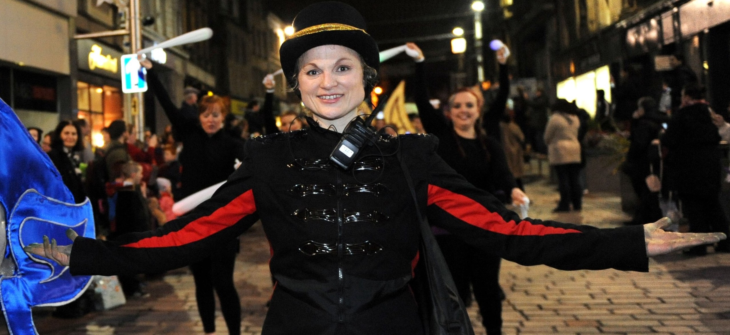 b. Gaelic Stilt Water Horse - Kelpie Parade Ringmaster Ariel Killick - edited